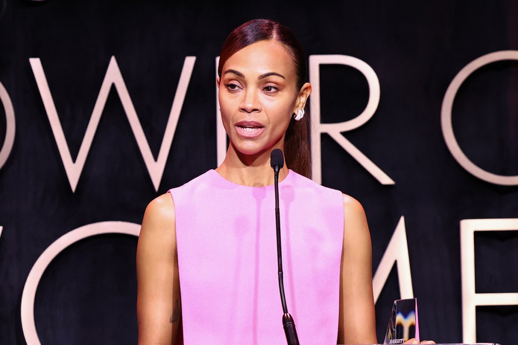 zoe saldana power of women